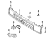 Toyota 4Runner Emblem Diagram - 75311-35090