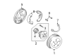 Toyota Matrix Parking Brake Shoes Diagram - 04495-01040