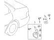 Toyota Camry Mud Flaps Diagram - 76626-39525
