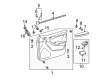 Toyota 4Runner Door Seal Diagram - 68172-35030