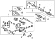 Toyota Land Cruiser Differential Mount Diagram - 52380-60090