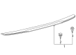Toyota Camry Spoiler Diagram - 76085-AQ900
