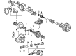 Toyota Cressida Axle Shaft Diagram - 42311-14140
