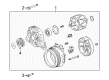 Toyota RAV4 Alternator Diagram - 27060-36011