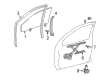 Toyota Prius Window Run Diagram - 68151-47020