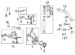 Toyota Land Cruiser Bump Stop Diagram - 48304-60100