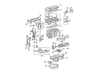 Toyota Highlander Crankshaft Thrust Washer Diagram - 11791-0H010