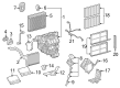 Toyota bZ4X Blend Door Actuator Diagram - 87106-42220