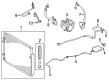 Toyota Highlander A/C Hose Diagram - 88704-48250