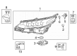 Toyota Mirai Lighting Control Module Diagram - 81108-62040