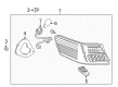 Toyota Camry Back Up Light Diagram - 81560-06340