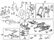 Toyota Tacoma Seat Cushion Diagram - 71501-AK010