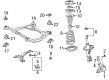 Toyota Camry Strut Mounts Diagram - 48609-06090