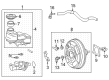 Toyota Corolla Cross Master Cylinder Repair Kit Diagram - 47201-0A120