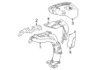 Toyota Solara Exhaust Heat Shield Diagram - 17169-74030