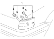 Toyota Corolla Side Marker Light Diagram - 81621-12440