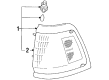Toyota Pickup Side Marker Light Diagram - 81621-89177
