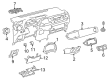 Toyota Yaris Dash Panel Vent Portion Covers Diagram - 55606-0D050