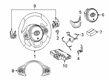 Toyota GR Supra Steering Wheel Diagram - 45100-WAA02