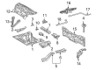 Toyota Corolla Floor Pan Diagram - 58311-02040