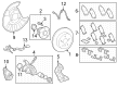 Toyota Grand Highlander Wheel Hub Diagram - 42450-0E120