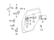 Toyota Matrix Door Lock Actuator Diagram - 69330-02100