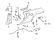 Toyota MR2 Spyder Fuel Door Diagram - 77350-17030