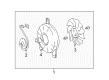Toyota Cooling Fan Assembly Diagram - 88453-60010