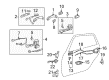 Toyota Rear Passenger Door Handle Latch Diagram - 69050-AC030