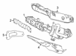 Toyota Corolla Exhaust Manifold Diagram - 17141-37201
