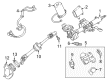 Toyota Camry Steering Column Diagram - 4520A-06042