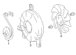 Toyota Sequoia Fan Shroud Diagram - 88454-0C020