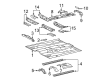 Toyota Avalon Floor Pan Diagram - 58111-07042