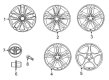 Toyota Sienna Spare Wheel Diagram - 42611-08160