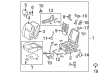 Toyota Matrix Seat Cushion Diagram - 71001-0ZY40-B1