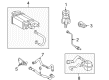 Toyota Camry Oxygen Sensor Diagram - 89465-06150