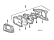 Toyota Starlet Headlight Diagram - 81106-10250