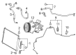 Toyota Corolla iM A/C Hose Diagram - 88710-12A50