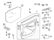 Toyota Echo Window Crank Handle Diagram - 69260-52010-E0