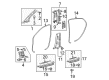 Toyota Avalon Weather Strip Diagram - 62331-AC071-A0