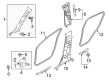 Toyota Yaris iA Weather Strip Diagram - 62311-WB002