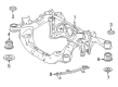 Toyota Mirai Crossmember Bushing Diagram - 52274-50020