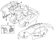 Toyota Camry Air Bag Control Module Diagram - 89170-06400