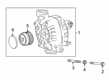 Toyota RAV4 Alternator Diagram - 27060-F0060