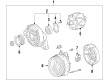Toyota Venza Alternator Pulley Diagram - 27415-0W131