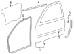 Toyota 4Runner Weather Strip Diagram - 62312-35013