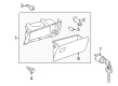 Toyota Sienna Glove Box Diagram - 55501-08010-E0