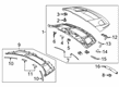 Toyota C-HR Spoiler Diagram - 76085-10902-A1