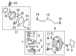 Toyota Grand Highlander Brake Booster Vacuum Pump Diagram - 29300-F0012