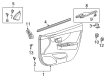 Toyota Corolla Weather Strip Diagram - 68171-02180